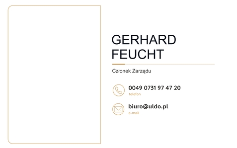 ULDO GERHARD FEUCHT