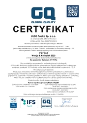 Uldo Certyfikat IFS FOOD v8 2026 PL